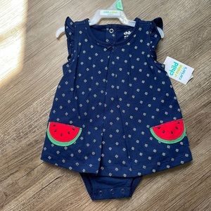 Carter’s Baby Girl Watermelon Romper Size 6-9M